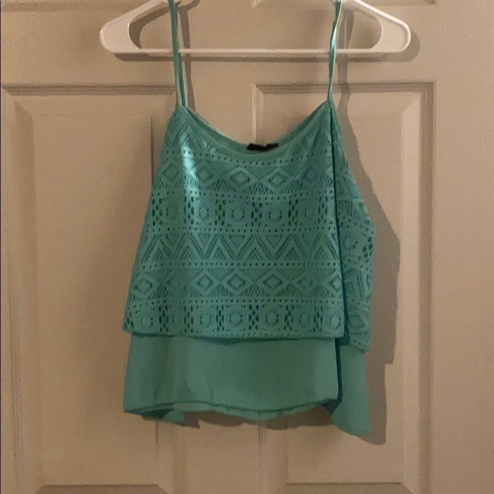 Crop top teal